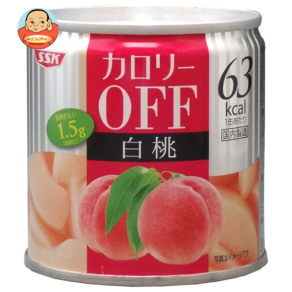 SSK カロリーOFF 白桃 185g×24個入