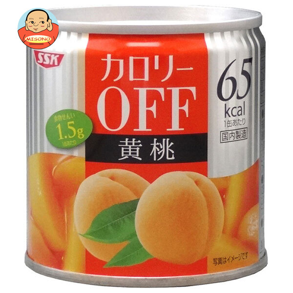 SSK カロリーOFF 黄桃 185g×24個入