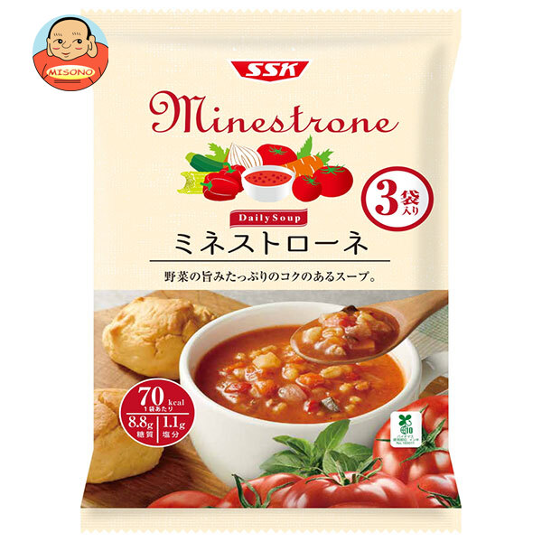 SSK Daily Soup(デイリースープ) ミネストローネ 160g×3袋×20袋入