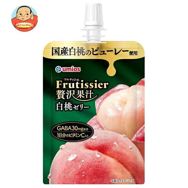 Umios Sフルティシエ 贅沢果汁白桃 150g×30(6×5)個入