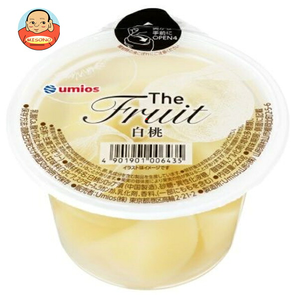 Umios The Fruit(ザ フルーツ)白桃 220g×24(6×4)個入