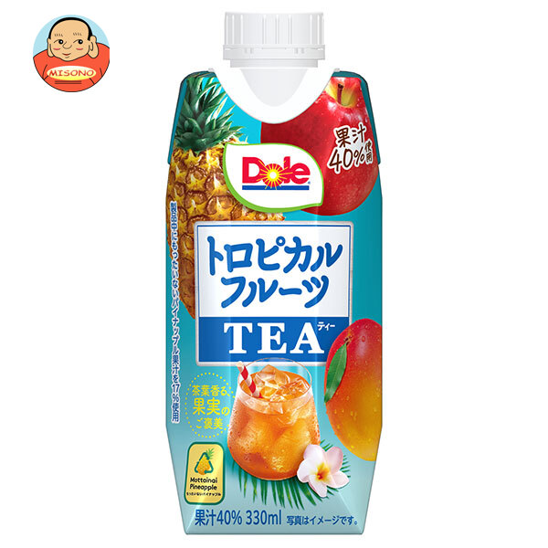 雪印メグミルク Dole ドール トロピカルフルーツティー 330ml紙パック×12本入