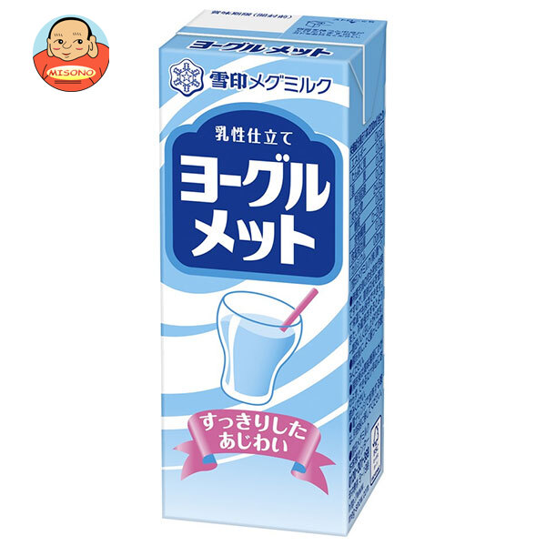 雪印メグミルク ヨーグルメット 200ml紙パック×18本入