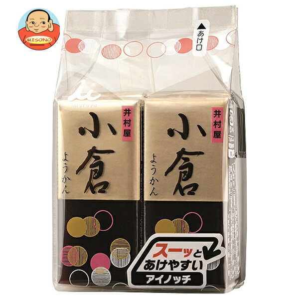 井村屋 ミニようかん 小倉 (58g×4本)×12袋入