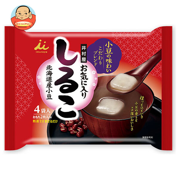 井村屋 お気に入りしるこ 136g(34g×4袋)×12(6×2)袋入