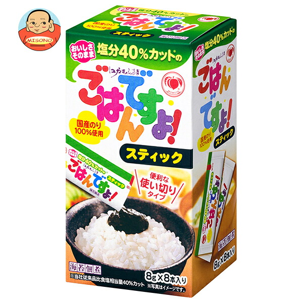 桃屋 塩分40%カットのごはんですよ! スティック 64g(8g×8P)×6個入
