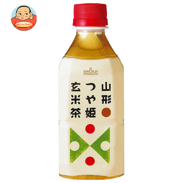 山形食品 山形つや姫玄米茶 350mlPET×24本入