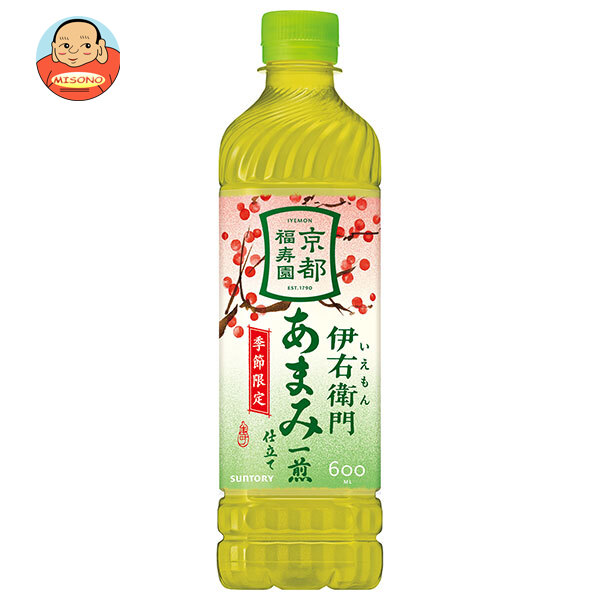 サントリー 伊右衛門(いえもん) あまみ一煎仕立て 600mlペットボトル×24本入