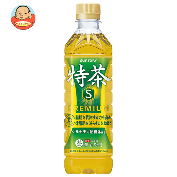 サントリー 緑茶 伊右衛門(いえもん) 特茶【手売り用】【特定保健用食品 特保】 500mlペットボトル×24本入