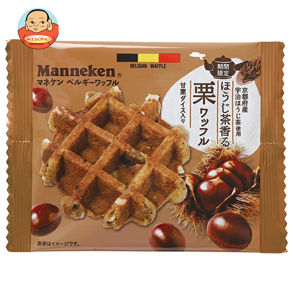 ローゼン マネケン ほうじ茶香る栗ワッフル 12(6×2)個入