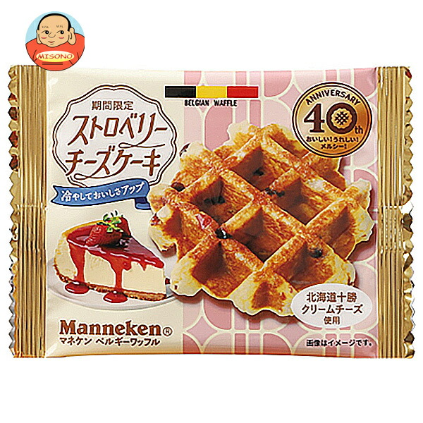 ローゼン マネケン ストロベリーチーズケーキ ワッフル 1個×12(6×2)個入