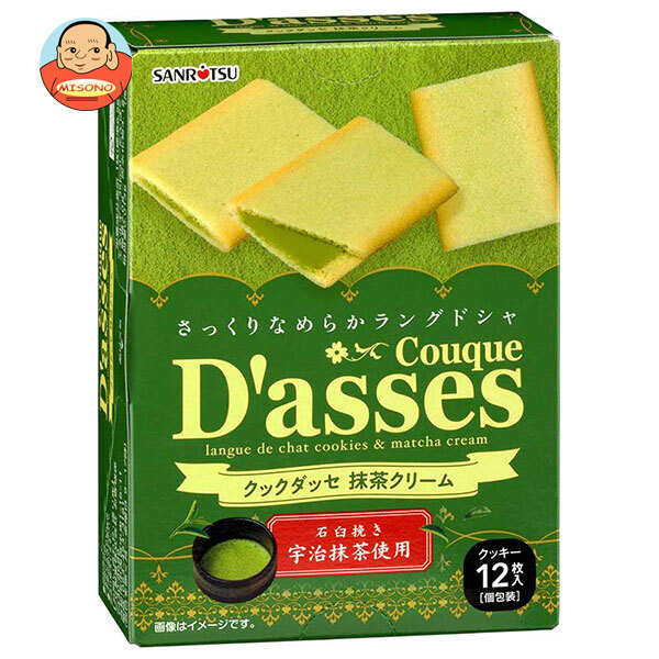 三立製菓 クックダッセ 抹茶クリーム 12枚×6箱入
