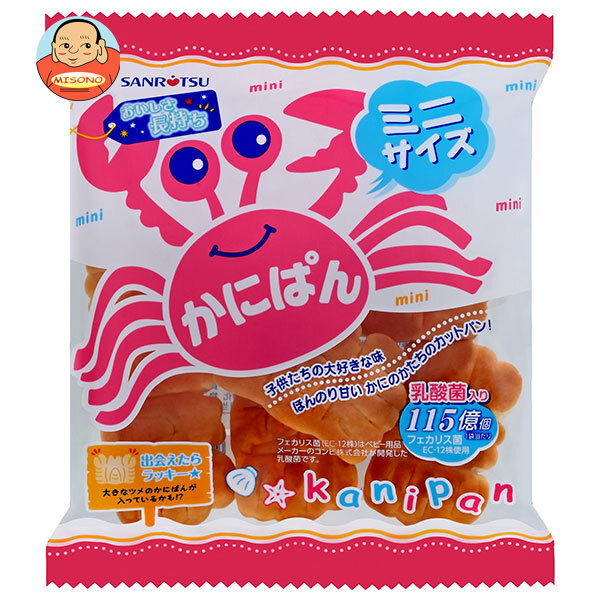 三立製菓 ミニかにぱん 80g×12袋入