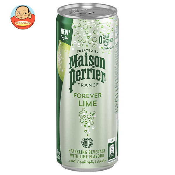 日仏貿易 ペリエ フォーエバーライム 330ml缶×24本入