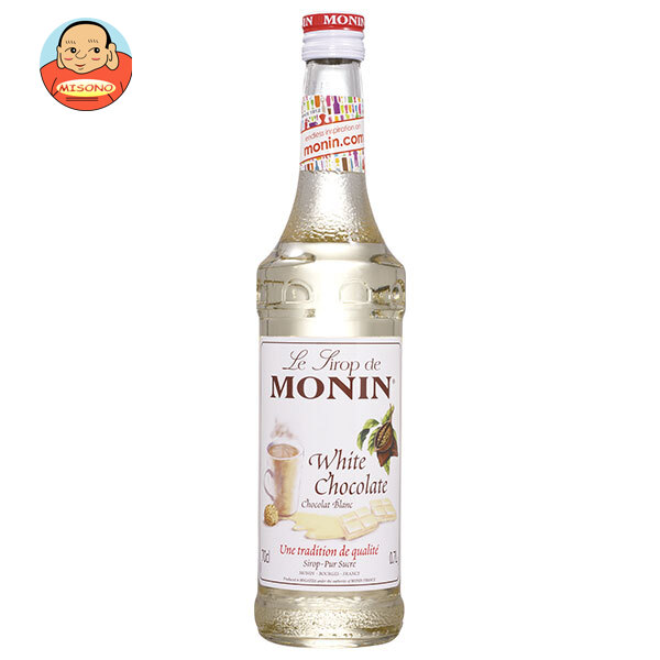 日仏貿易 モナン ホワイトチョコレート シロップ 700ml瓶×6本入
