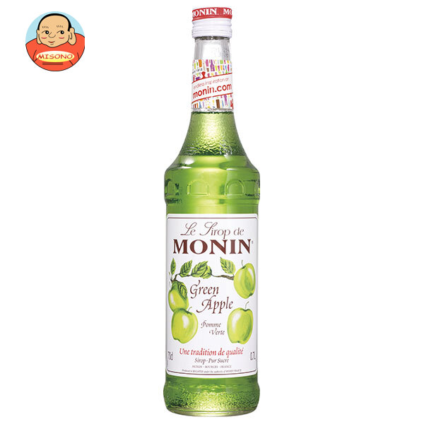 日仏貿易 モナン グリーンアップル シロップ 700ml瓶×6本入