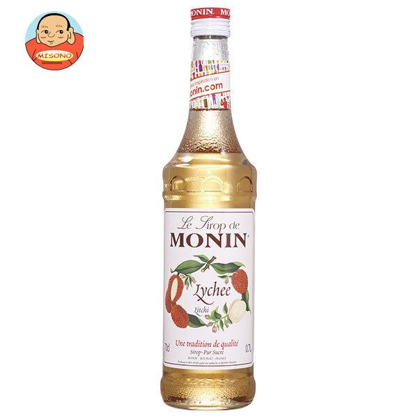 日仏貿易 モナン ライチ シロップ 700ml瓶×6本入