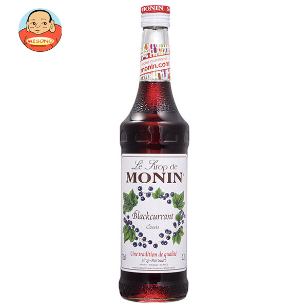 日仏貿易 モナン カシス シロップ 700ml瓶×6本入