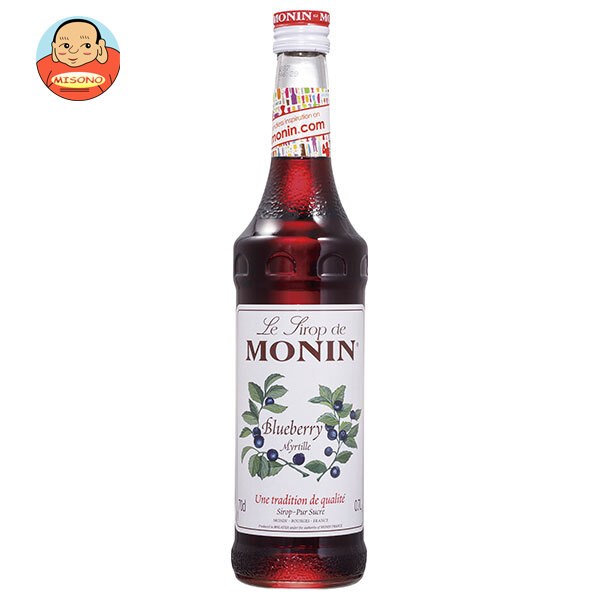 日仏貿易 モナン ブルーベリー シロップ 700ml瓶×6本入