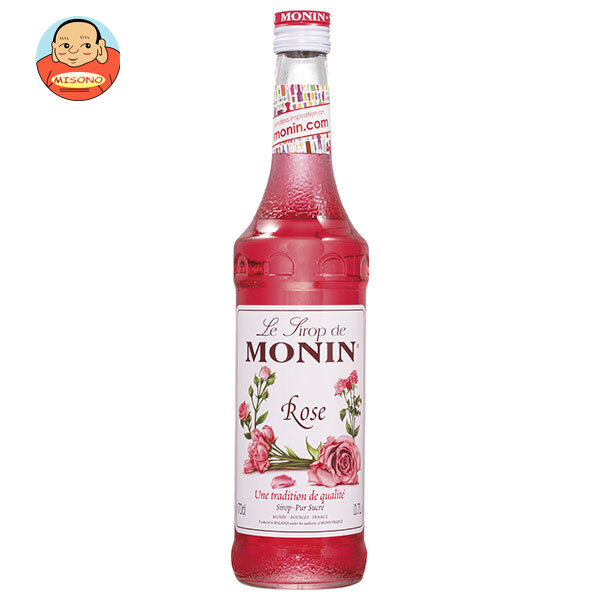 日仏貿易 モナン ローズ シロップ 700ml瓶×6本入