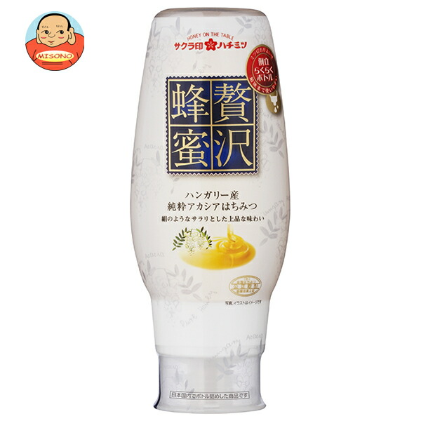 加藤美蜂園 サクラ印 贅沢蜂蜜ハンガリー産純粋アカシアはちみつ 290g×12本入