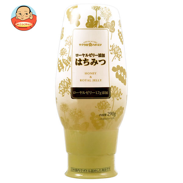 加藤美蜂園 サクラ印 ローヤルゼリー添加 はちみつ 290g×12本入
