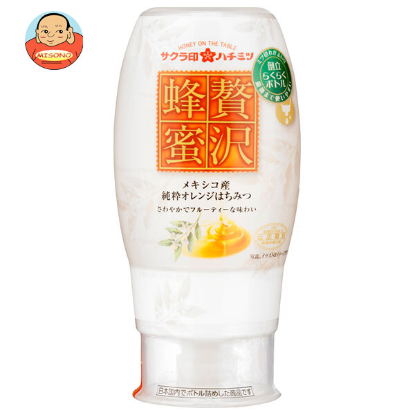 加藤美蜂園 サクラ印 贅沢蜂蜜 メキシコ産オレンジはちみつ 200g×12本入