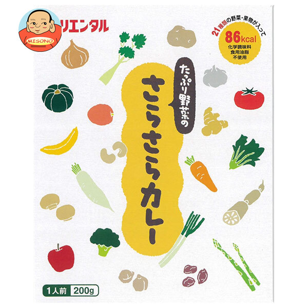 オリエンタル たっぷり野菜のさらさらカレー 200g×30個入