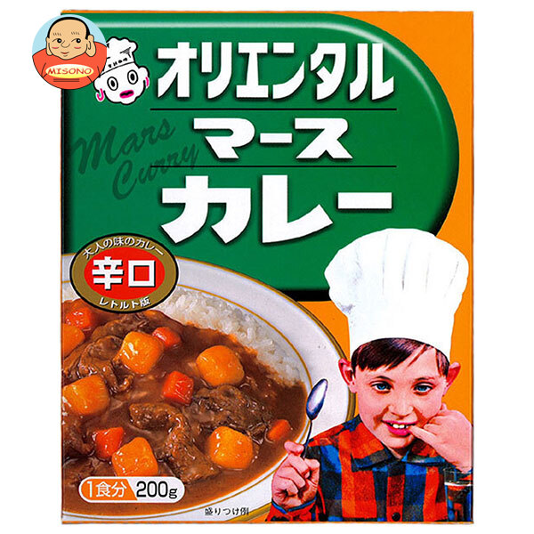 オリエンタル マースカレーレトルト版 辛口 200g×30個入