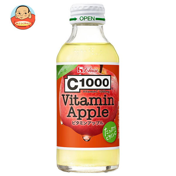 ハウスウェルネス C1000 ビタミンアップル 140ml瓶×30本入