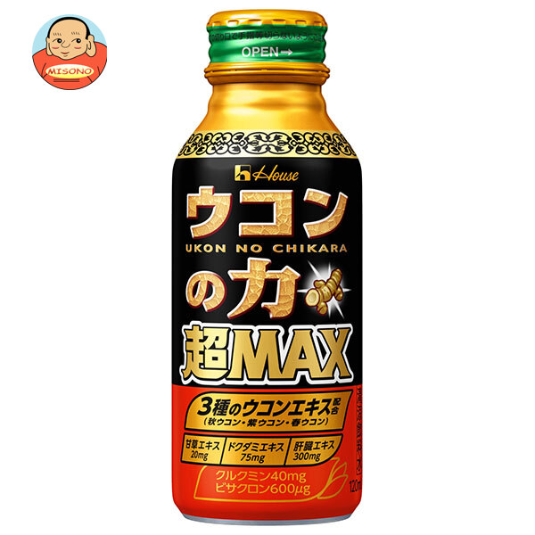 ハウスウェルネス ウコンの力 超MAX 120mlボトル缶×30本入