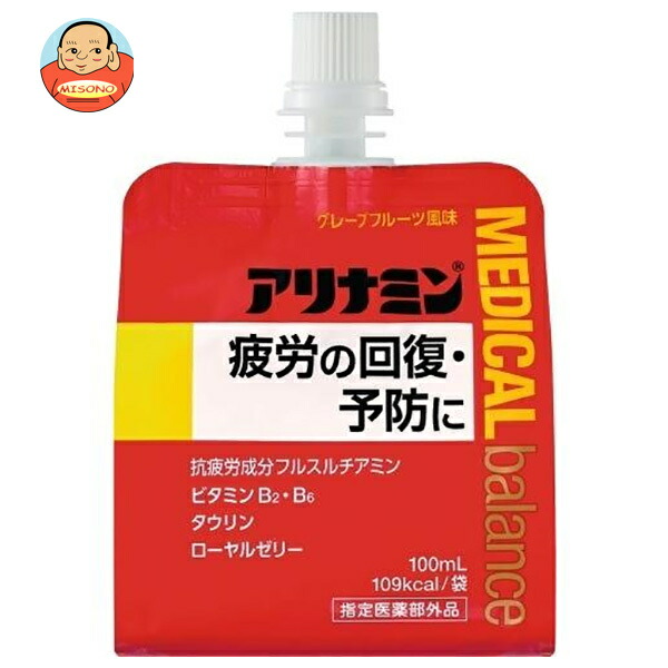アリナミン製薬 アリナミン メディカルバランス グレープフルーツ風味 100mlパウチ×36本入