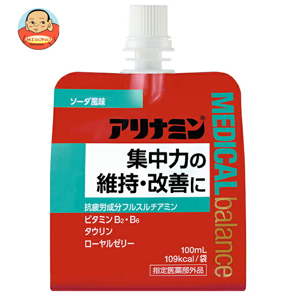 アリナミン製薬 アリナミン メディカルバランス ソーダ風味 100mlパウチ×36本入