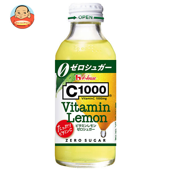 ハウスウェルネス C1000 ビタミンレモン ゼロシュガー 140ml瓶×30本入