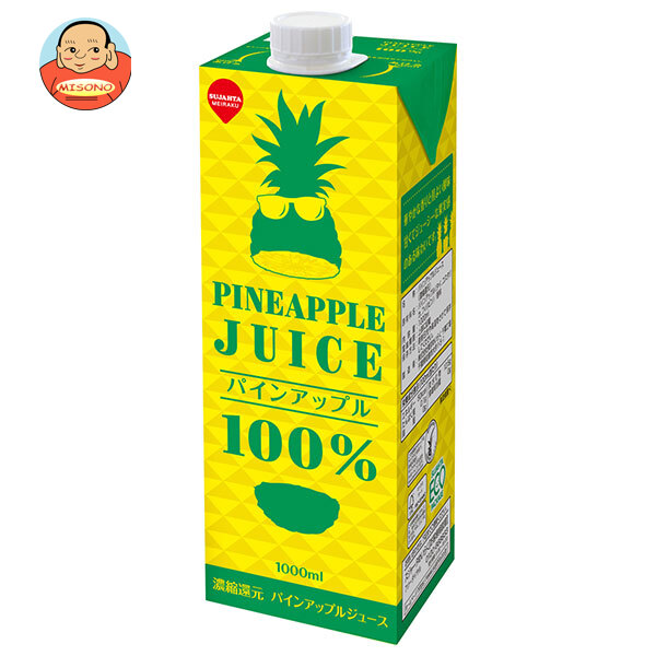 スジャータ 業務用パインアップル 1000ml紙パック×6本入｜ 送料別