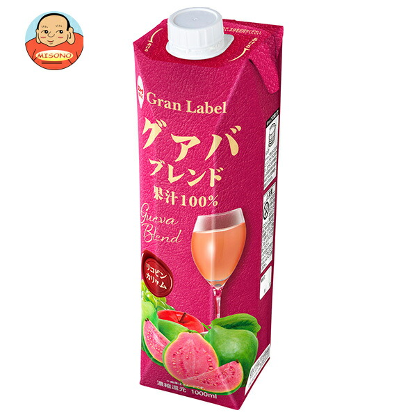 スジャータ グァバブレンド(濃縮還元) 1000ml紙パック×6本入