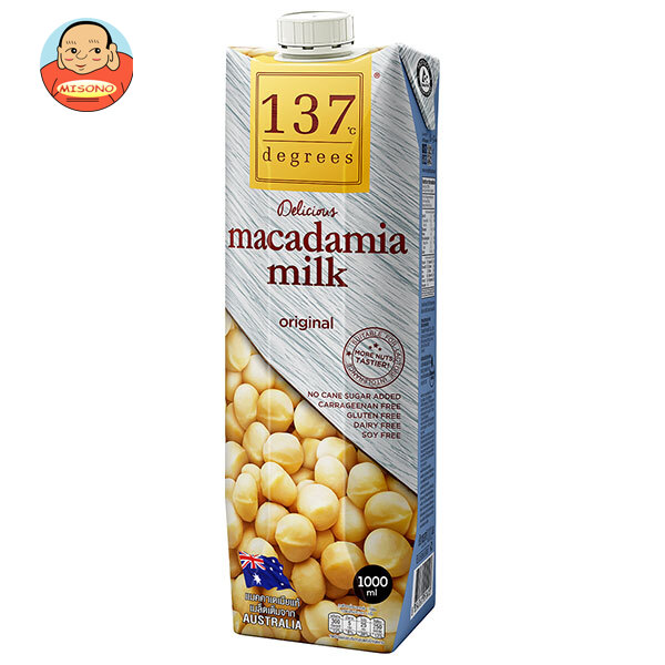 HARUNA(ハルナ) 137ディグリーズ マカダミアミルク 1000ml紙パック×12本入