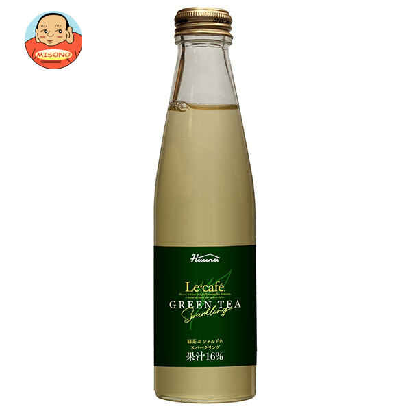 HARUNA(ハルナ) ルカフェ 緑茶 スパークリング 200ml瓶×24本入