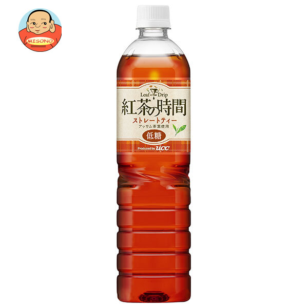 UCC 紅茶の時間 ストレートティー 低糖 900mlペットボトル×12本入