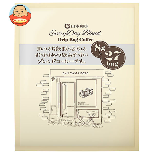 山本珈琲 エブリデイブレンド ドリップバッグ (8g×27P)×6袋入