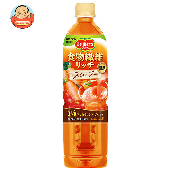 デルモンテ 食物繊維リッチ スムージー 800mlペットボトル×15本入