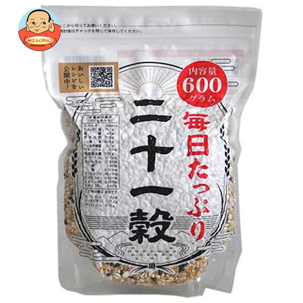 種商 毎日たっぷり 二十一穀 600g×6袋入