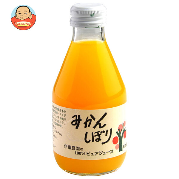 伊藤農園 100%ピュアジュース みかん 180ml瓶×30本入