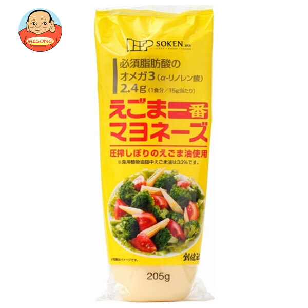 創健社 えごま一番マヨネーズ 205g×12袋入