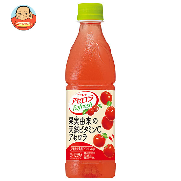 ニチレイフーズ アセロラリフレッシュ 430mlペットボトル×24本入