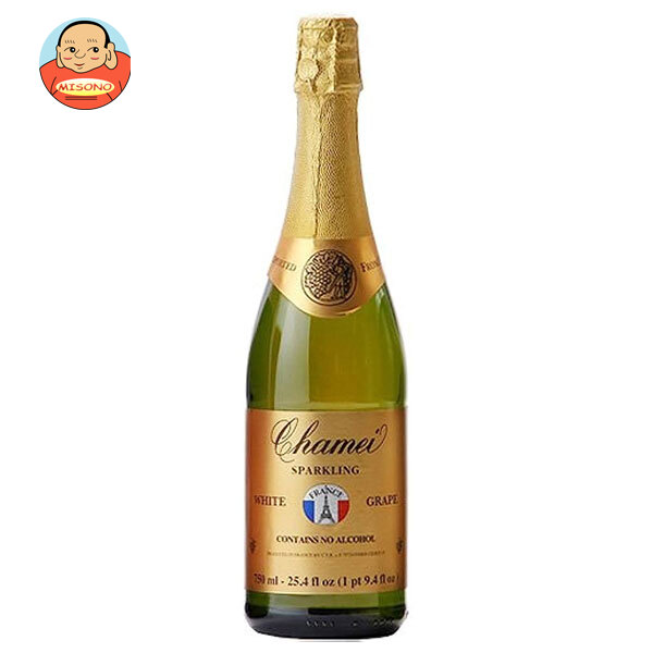 成城石井 シャメイ スパークリングホワイトグレープジュース 750ml瓶×12本入
