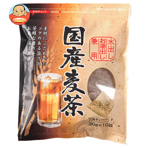 ちきりや 国産麦茶 三角ティーパック (30g×10袋)×20袋入