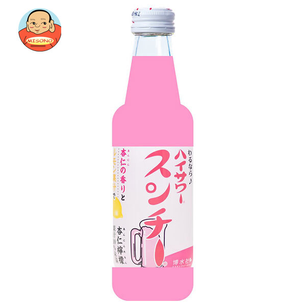 博水社 ホームハイサワー スンチー杏仁檸檬 360ml瓶×24本入