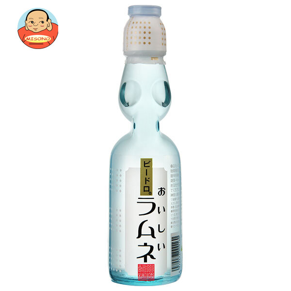ラムネ瓶40本　ガラス瓶 川崎飲料 ビードロおいしいラムネ 200ml瓶×30本入
