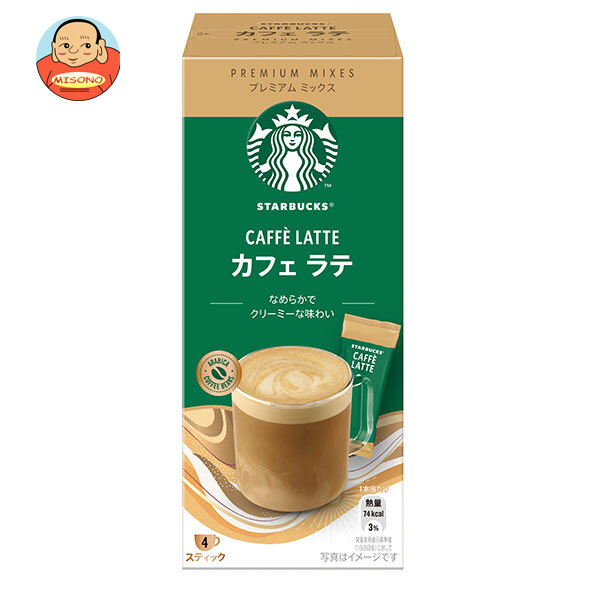 ネスレ日本 スターバックス プレミアム ミックス カフェラテ (18g×4P)×24箱入